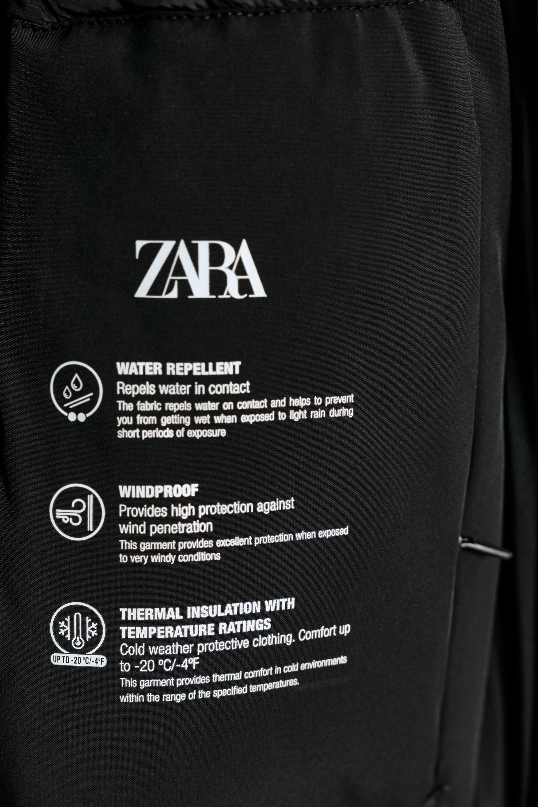 WATER REPELLENT WINDPROOF PUFFER JACKET WITH HOODIE